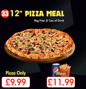 12" Pizza Meal