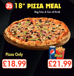 18" Pizza Meal